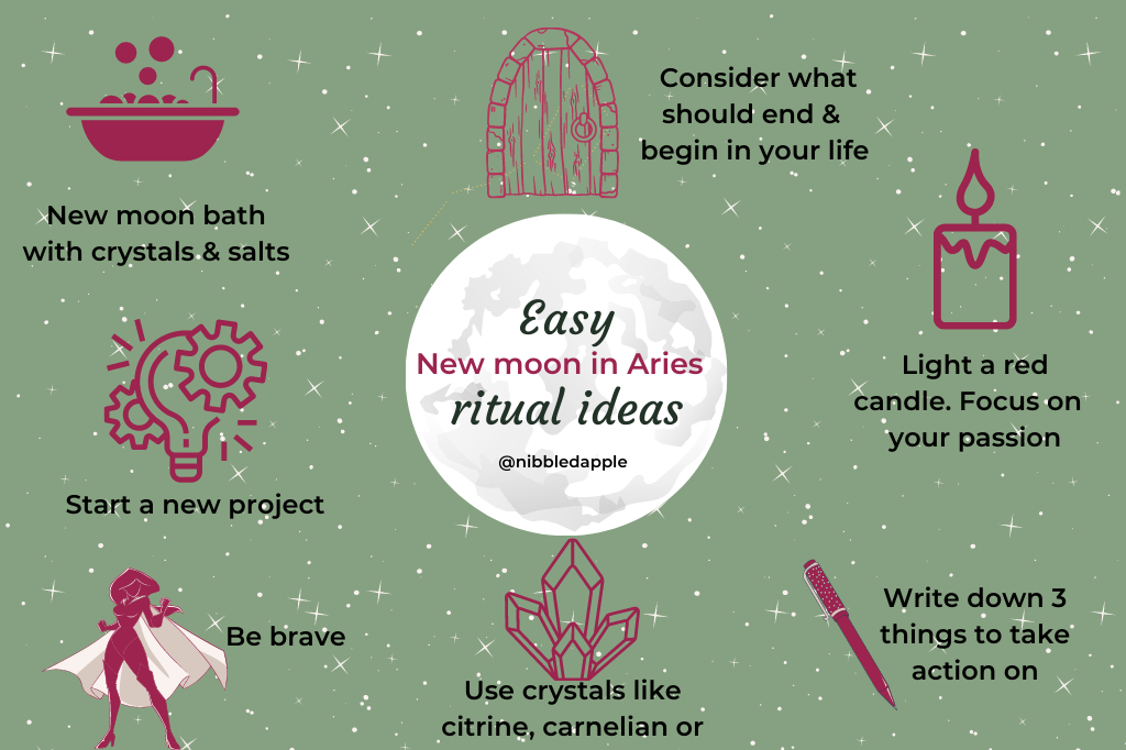 Easy New Moon in Aries Rituals